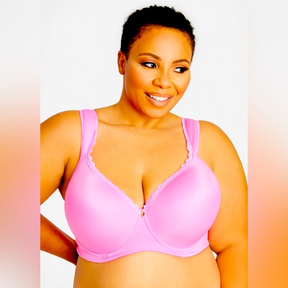 Beautiful bright pink new Full Coverage Butterfly Bra in 42DDD - Picture 1 of 3